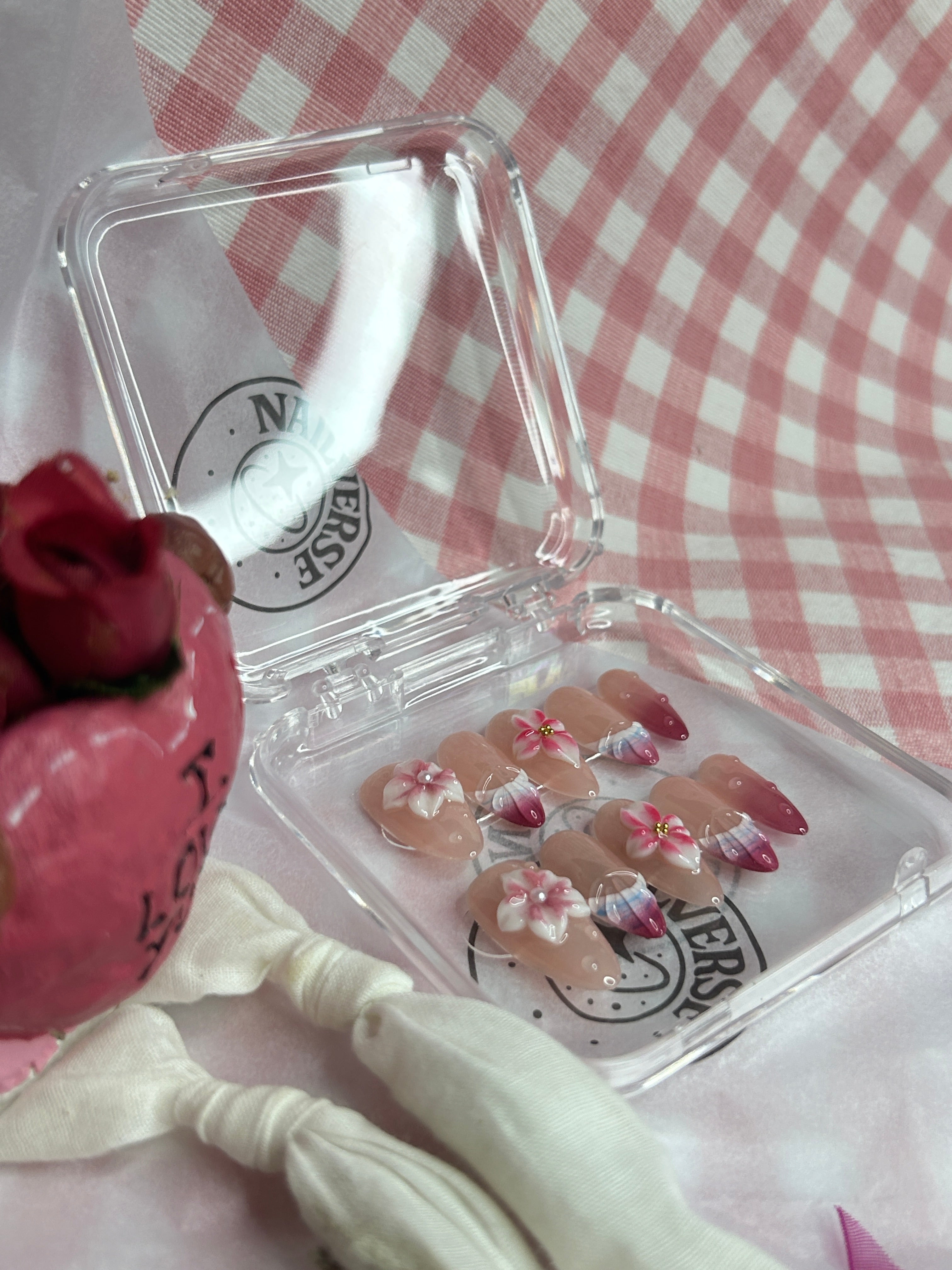 Blush Petal Jelly Almond Press-On Nail Set