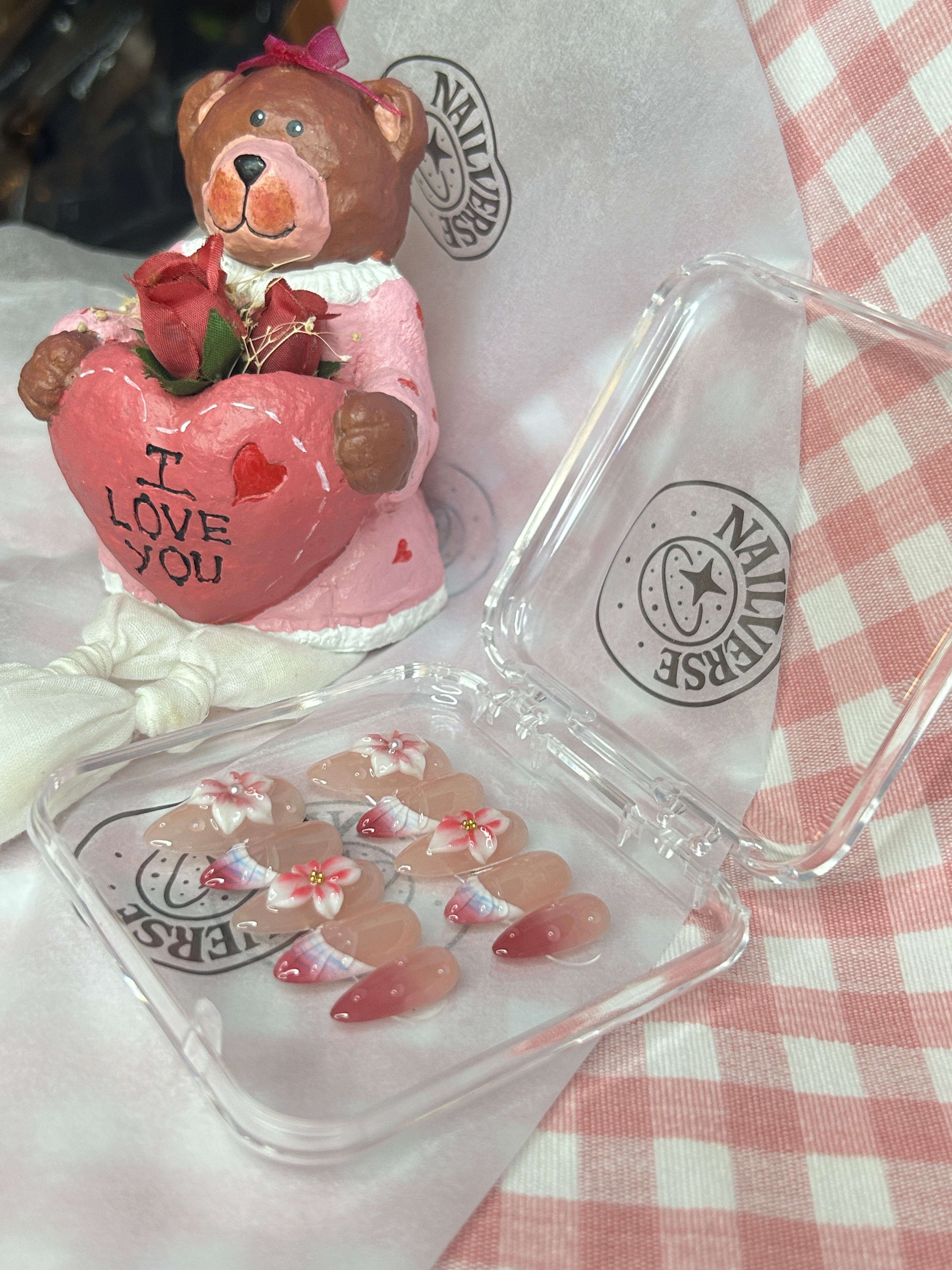 Blush Petal Jelly Almond Press-On Nail Set